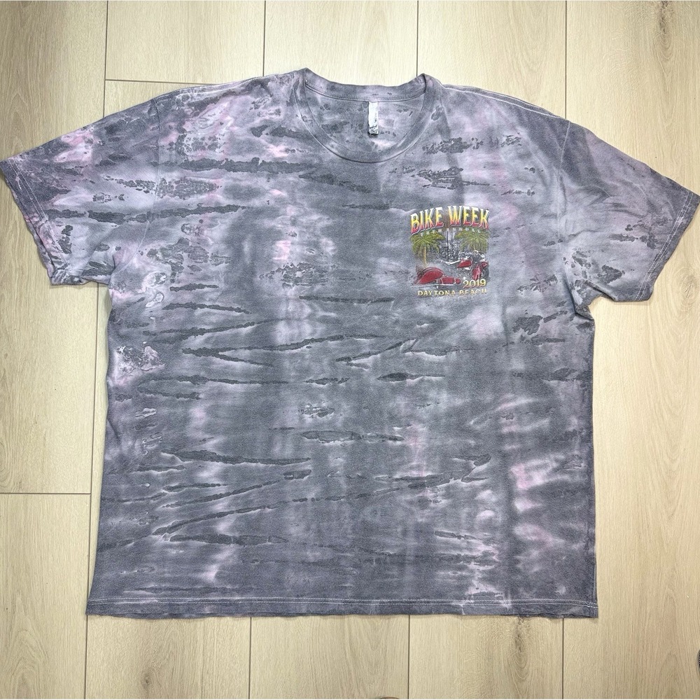 Next Level Bike Week Daytona Beach 2019 T Shirt Mens 4XL Gray Biker Graphic Tee